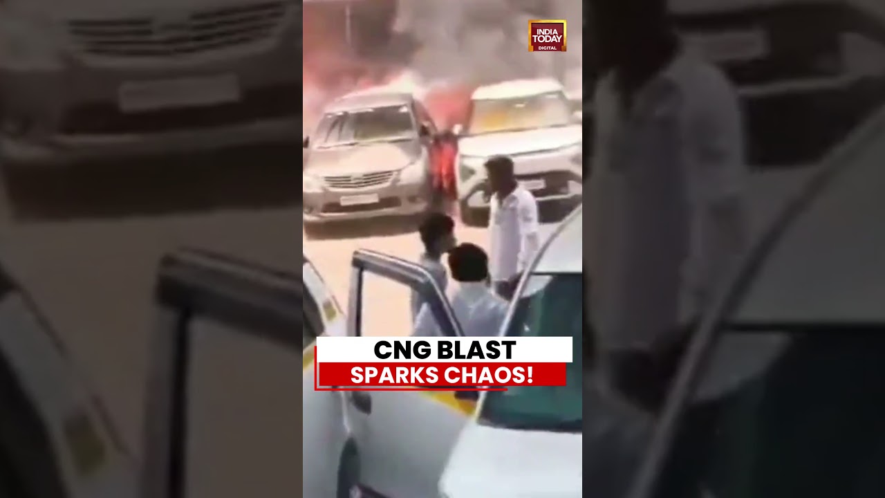Mumbai Car Fire: CNG Blast Triggers Fire On Ghatkopar-Mankhurd Link Road; Multiple Cars Burn