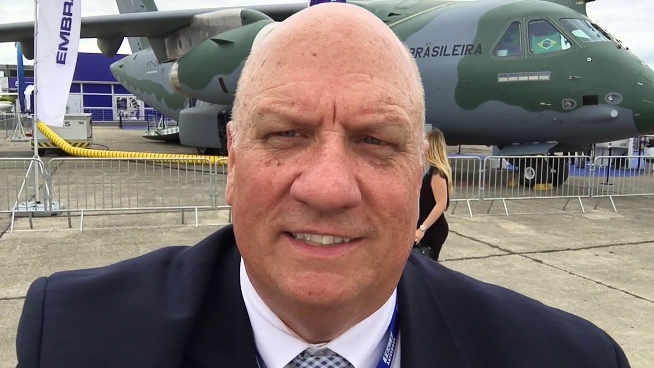 TECT Aerospace President Rick Rosenjack at the 2019 Paris Air Show