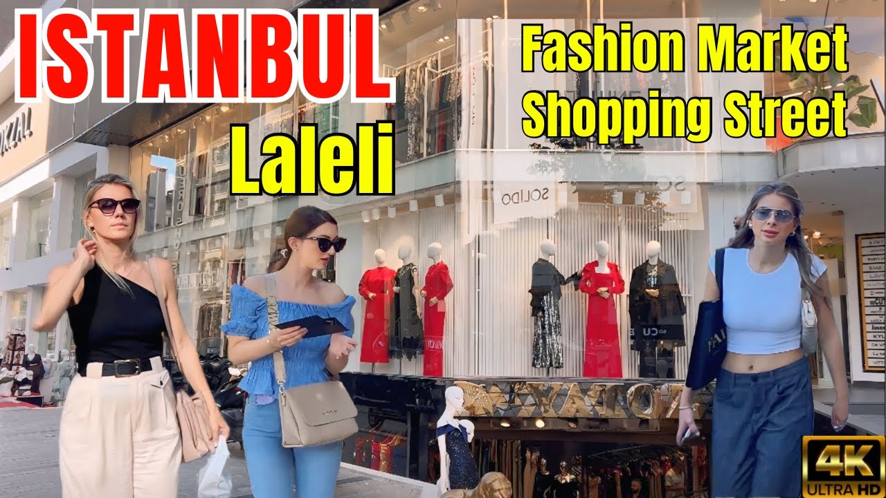 🇹🇷 Istanbul Fatih Laleli Shopping Street Fashion Market City Center Cheap Prices Aksaray 4K