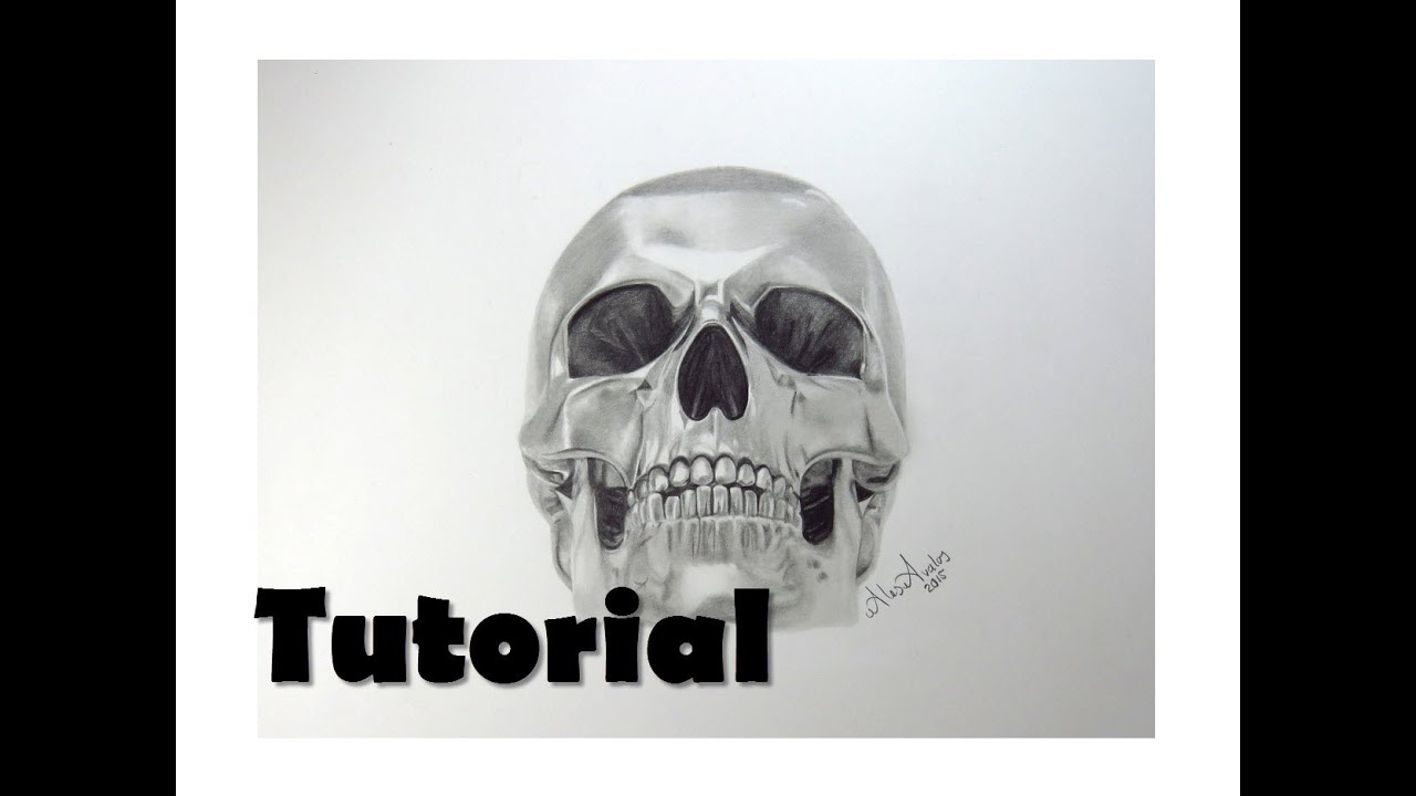 Cómo dibujar una calavera | How to draw a chrome skull | Cómo dibujar cromo