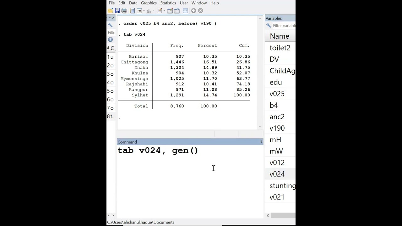 How to create dummy variables in Stata #Dummyvariable