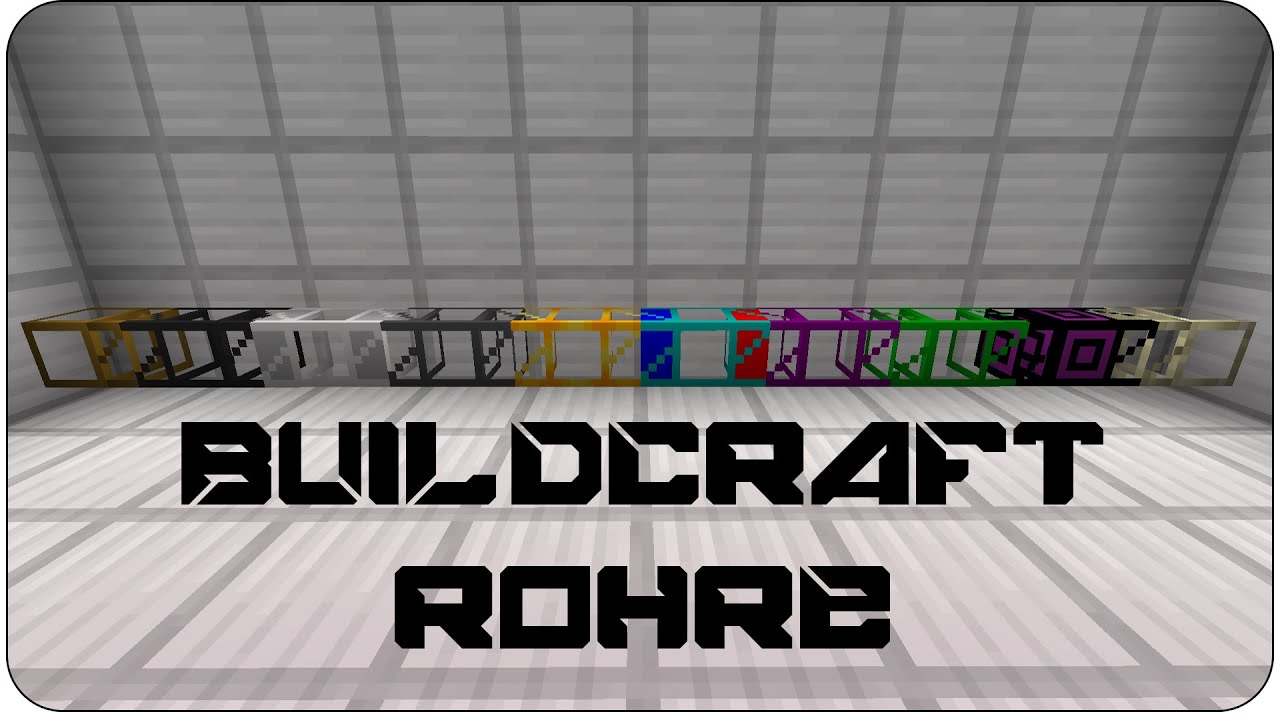 [Tutorial] Buildcraft Pipes / Rohre (Transport, Fluid & Kinesis) (Deutsch)