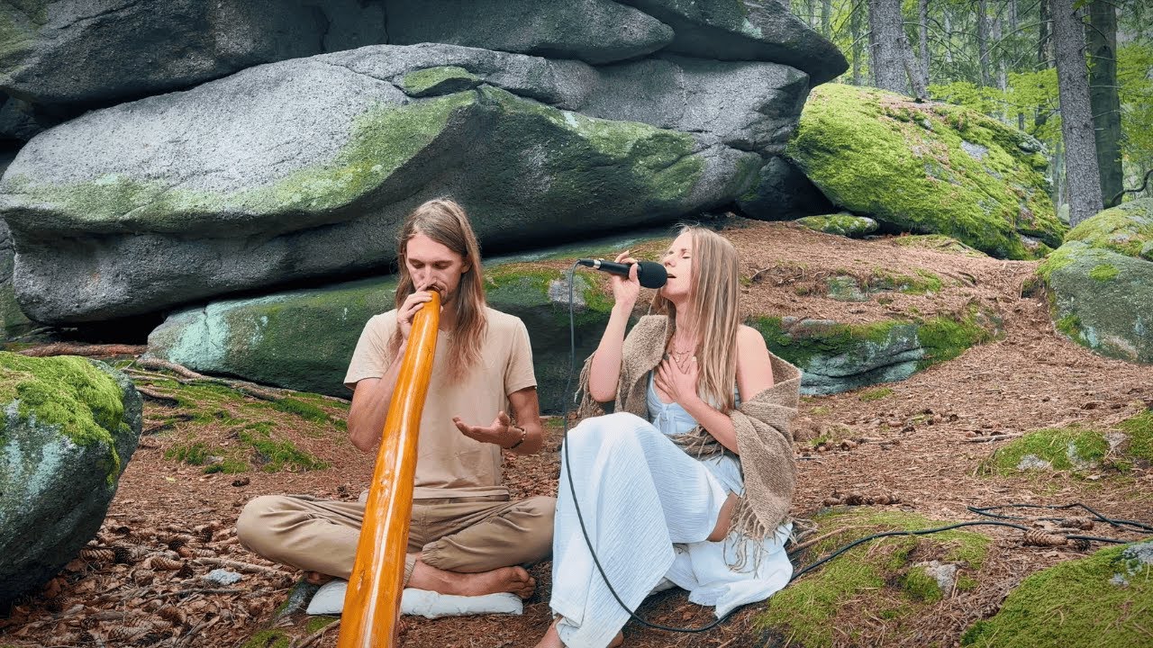 Grounding & Transformation | 1hr Healing Music Meditation Ritual | Voice, Didgeridoo Flute & Drone