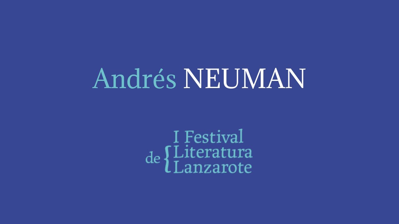 Andrés Neuman en el I Festival de Literatura de Lanzarote.