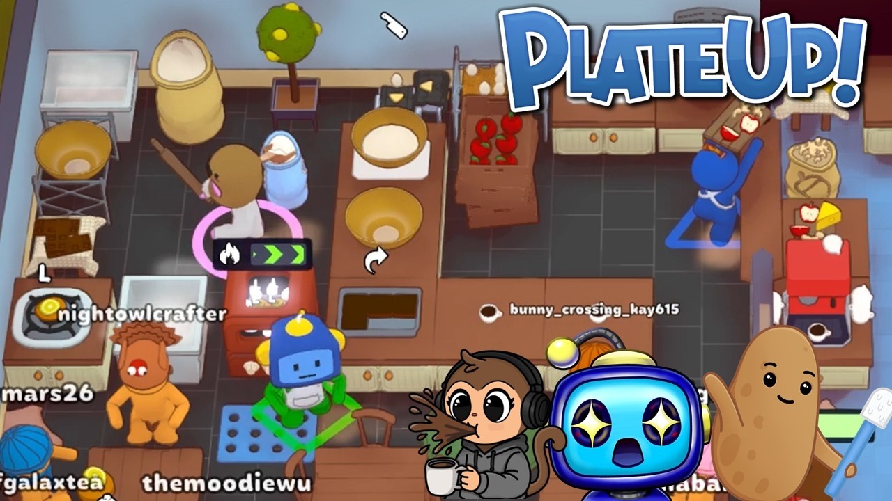Monkey Cakes! New Burger and Cakes PB then Trios with Kulutues and Switch227! PlateUp!