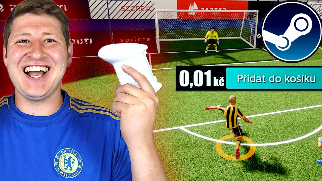 Vyzkoušel jsem nejdivnější fotbalové hry ZDARMA ze Steamu!