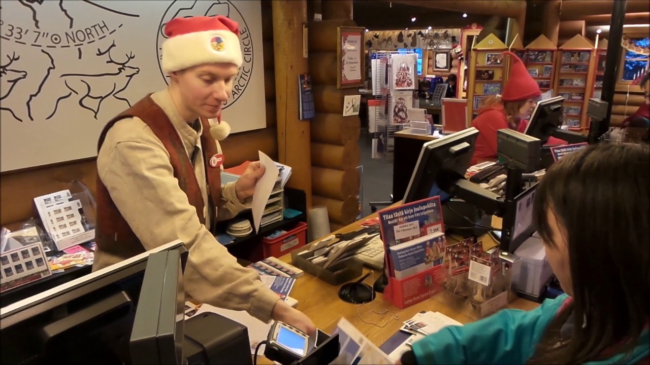 Santa Claus Main Post Office in Finland, Arctic Circle, Rovaniemi