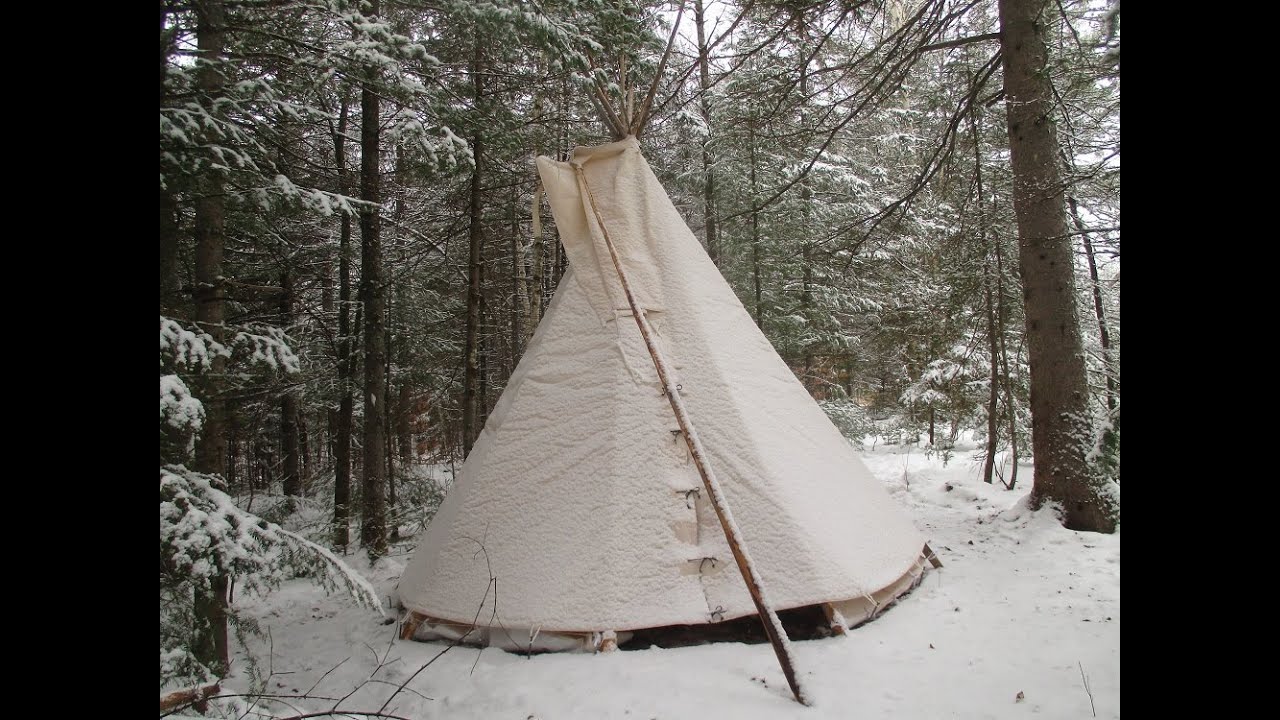 Mon tipi, l'installation