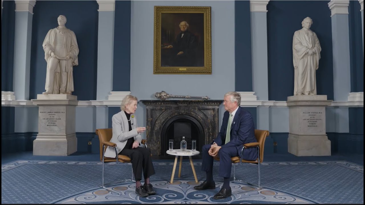 Mary Robinson interview as part of St. Luke's Symposium 2025