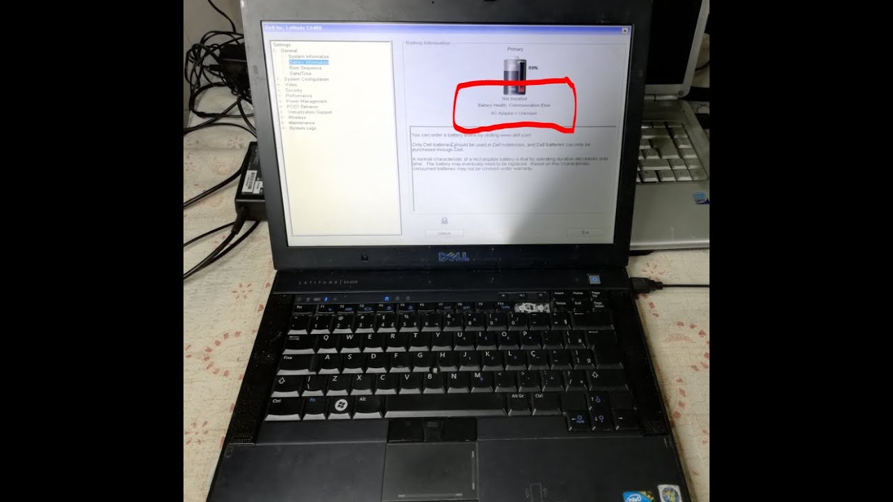 NOTBOOK DELL NÃO CARREGA BATERIA LUZ LARANJA PISCANDO DICA FÁCIL  DO DEFEITO V536