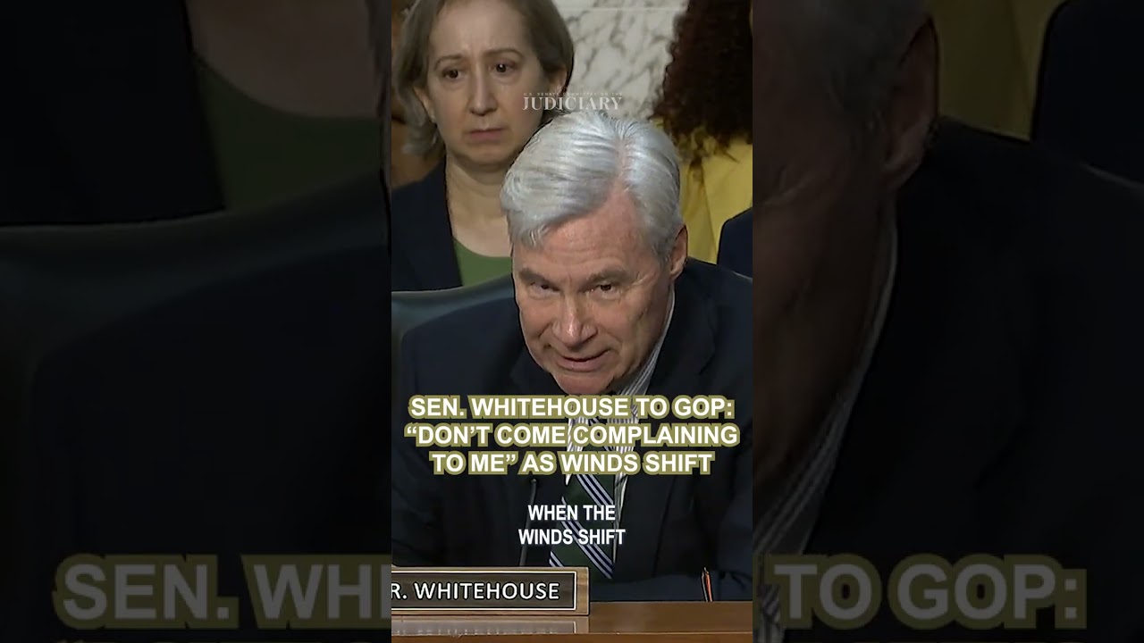 Sen. Whitehouse to GOP: 