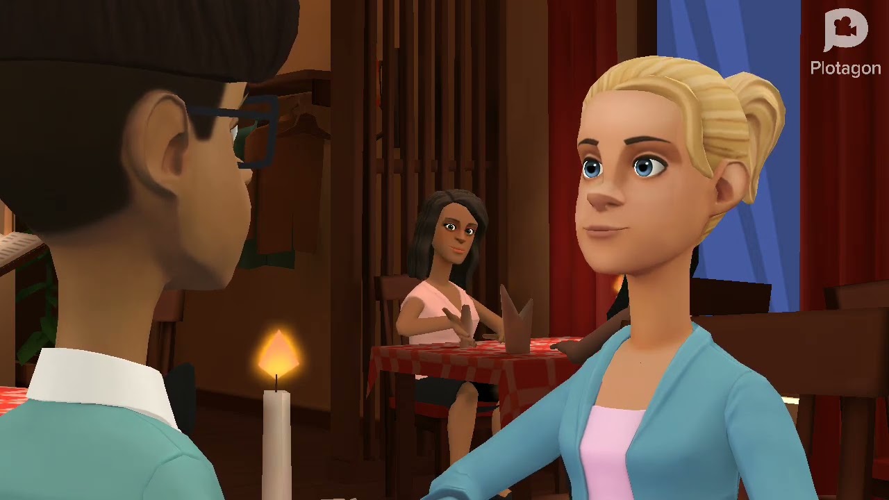 Plotagon Short Films: Samir's Dinner Date With Jessica