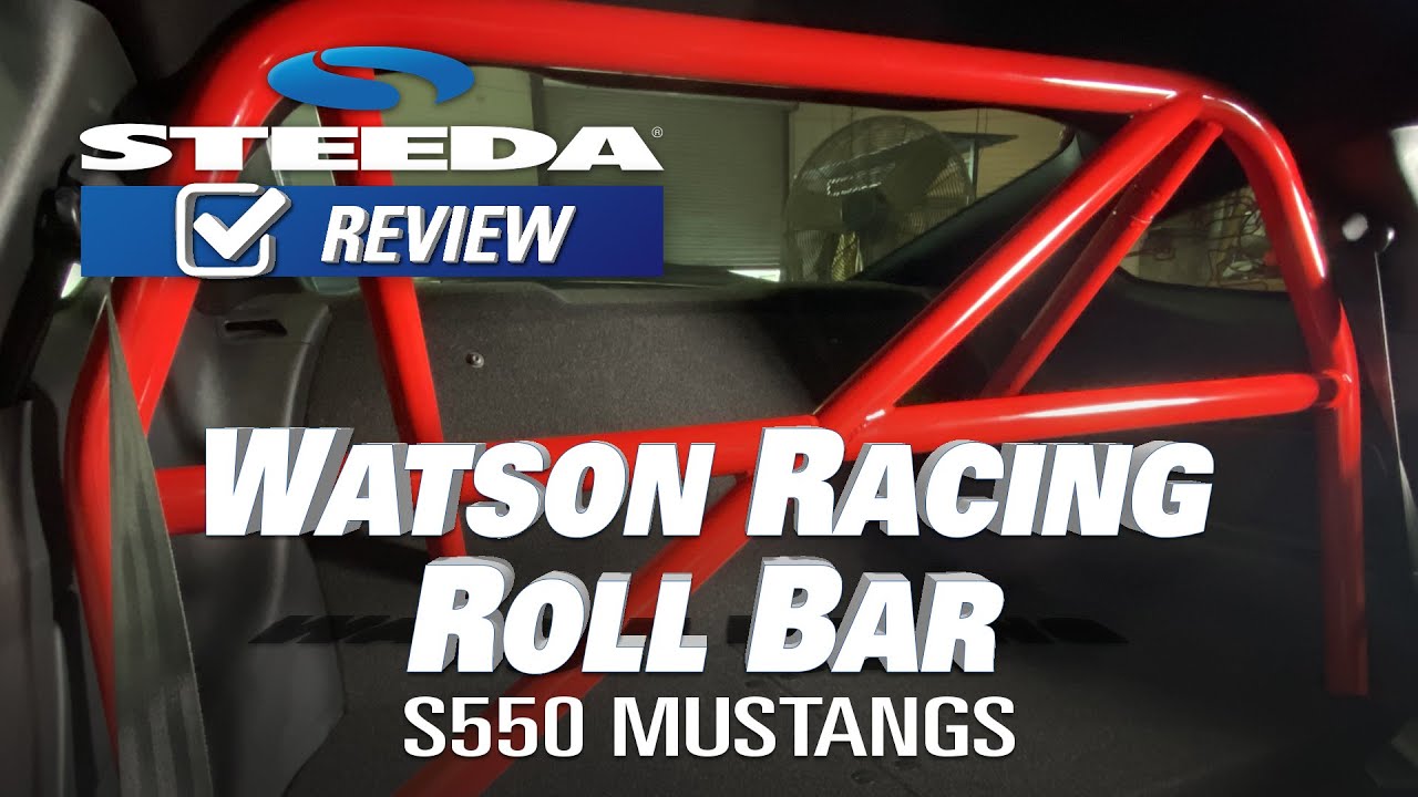 Watson Racing Bolt-In 4 Point Roll Bar for Mustang S550 2015+ (WR-15-BOLTINCAGE)