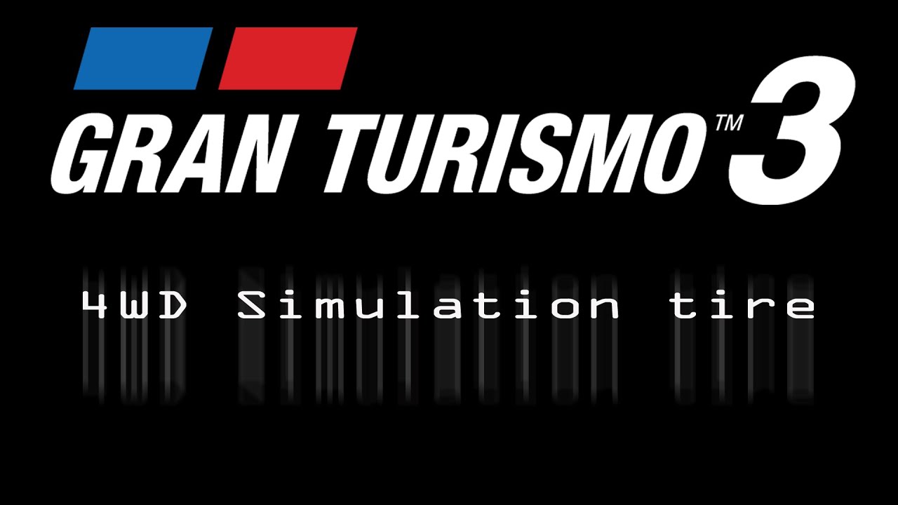 GT3 Machine check Vol. 2 - 4WD Simulation tire handling