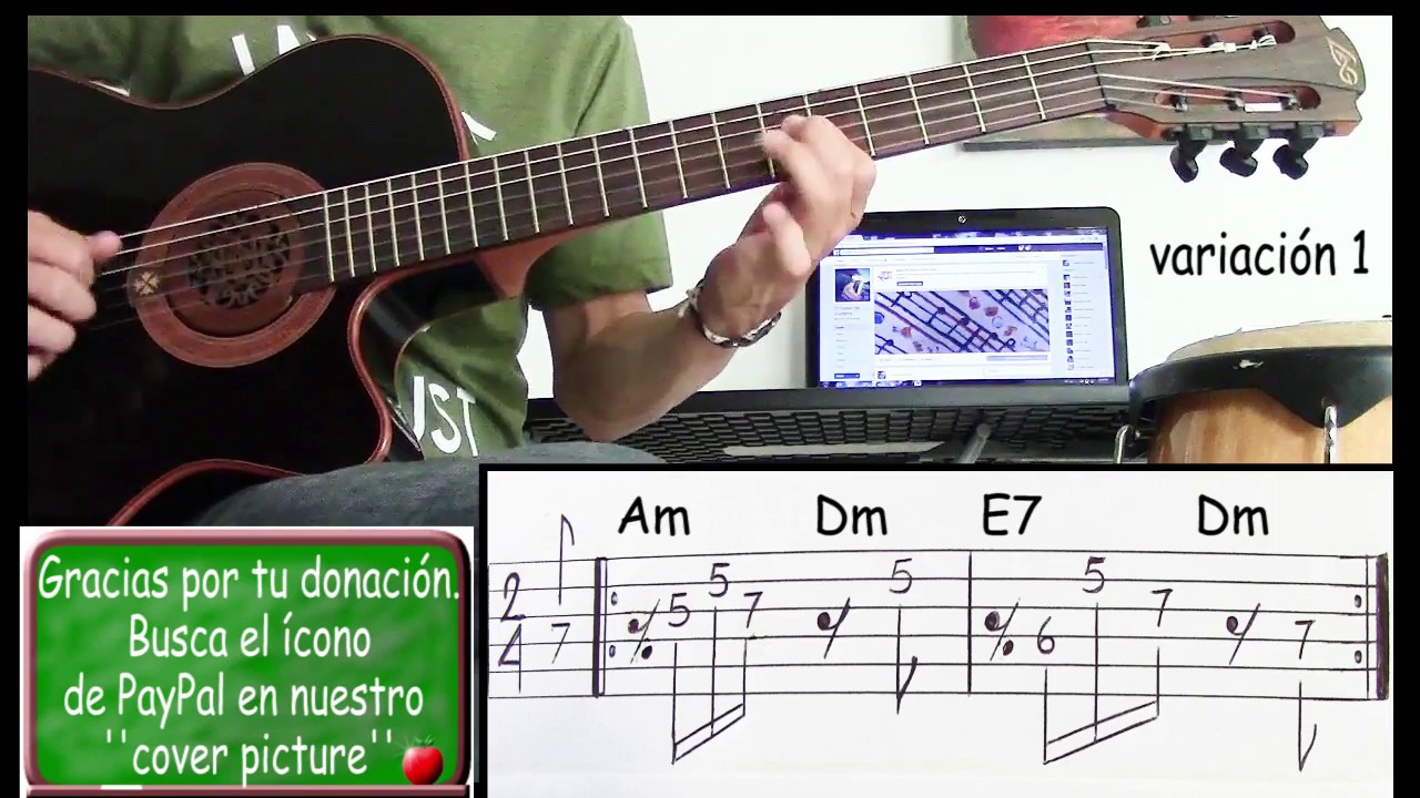 Tumbao / Salsa en Guitarra / Primera Guitarra / Tutorial