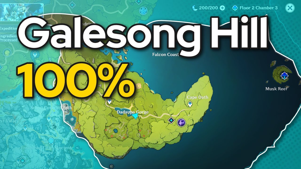 Galesong Hill 100% exploration guide
