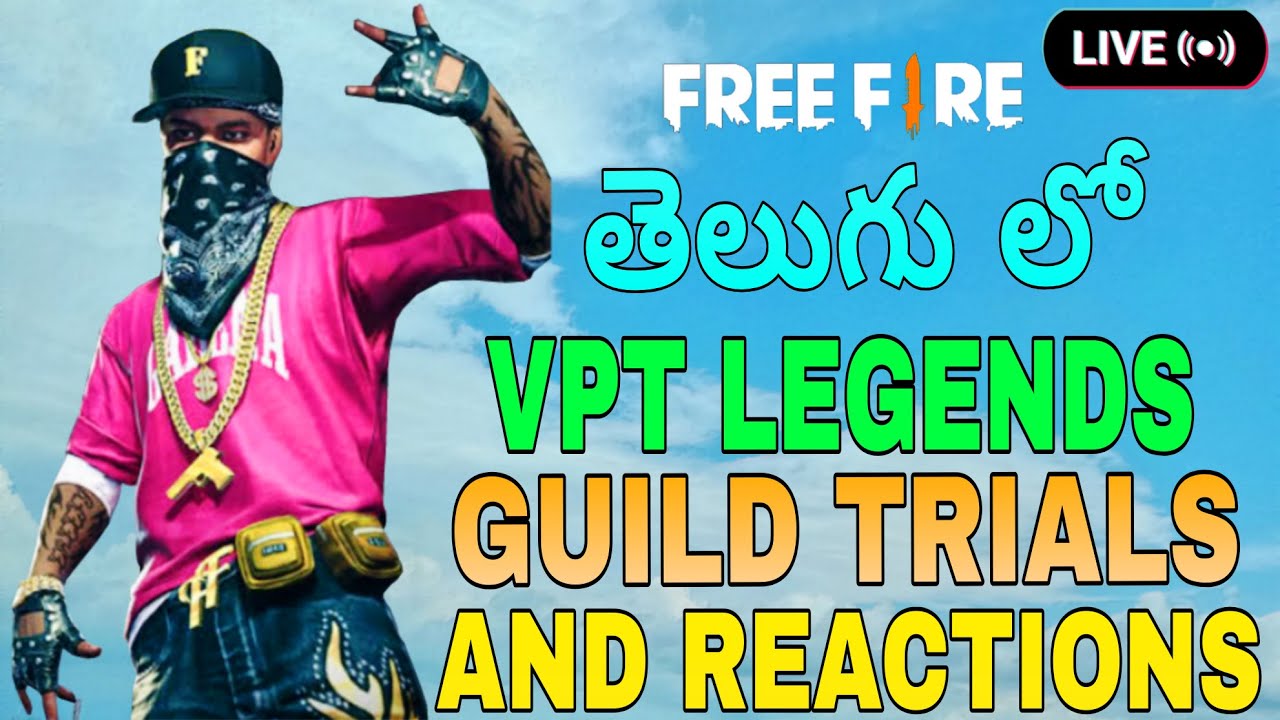 1VS2 GUILD TRIALS || AND REACTIONS 😱 #freefire #vptlegends #guild trials