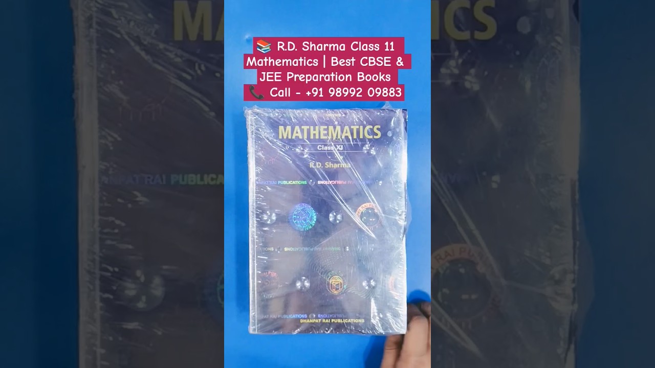 📚 R.D. Sharma Class 11 Mathematics | Best CBSE & JEE Preparation Books | Score 100% in Maths!