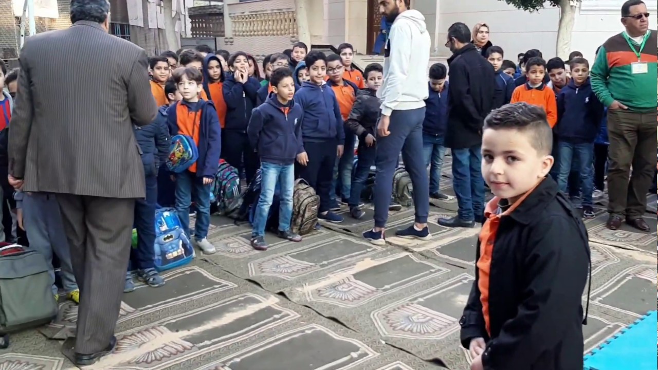 طابور الصباح بمدارس الإيمان الخاصة بالمنصورة يوم الثلاثاء الموافق ١٠ مارس ٢٠٢٠م