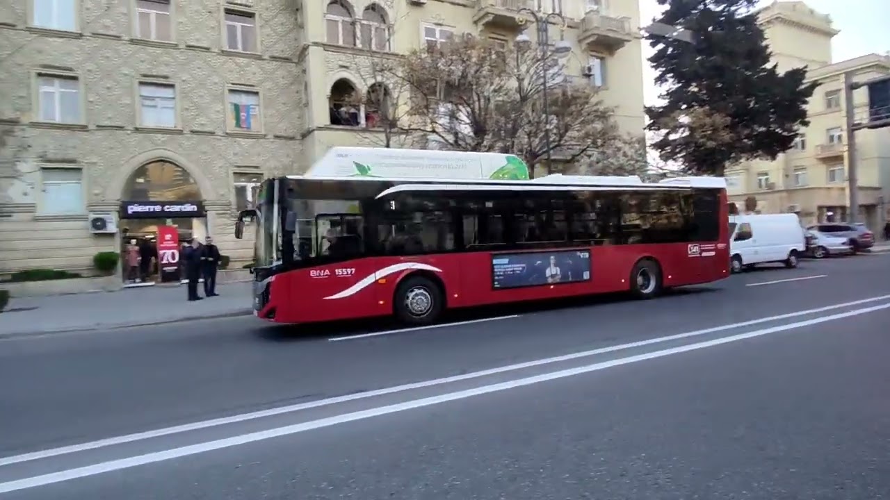 Автобус BMC Procity 12LF CNG, Маршрут 3 (Бакинская Оксфордская школа - ТЦ Ganjlik Mall, г. Баку)