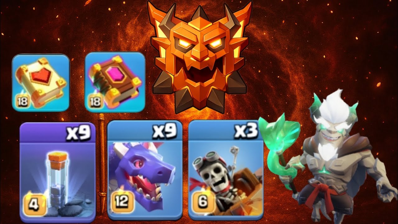 Legend League Day 17 Attacks 🔥 December Season | HYDRA TOTEM Army Link