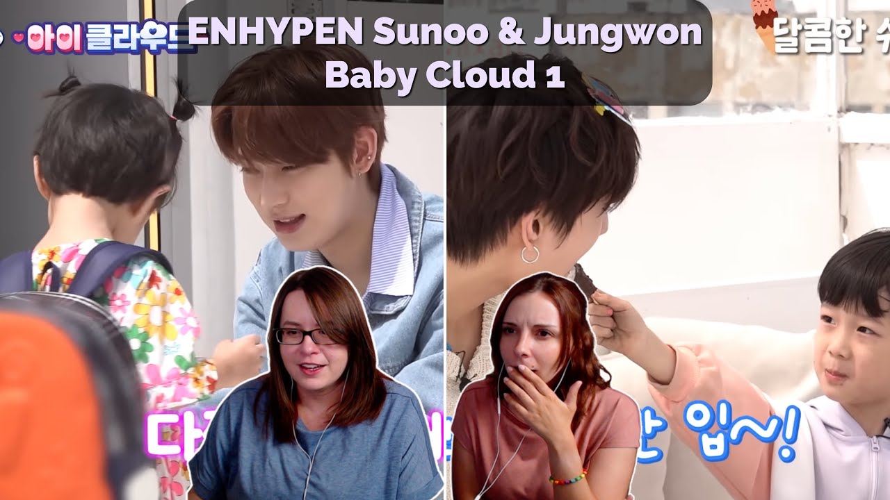 ENHYPEN (엔하이픈) SUNOO & JUNGWON on becoming dads | Baby Cloud Reaction