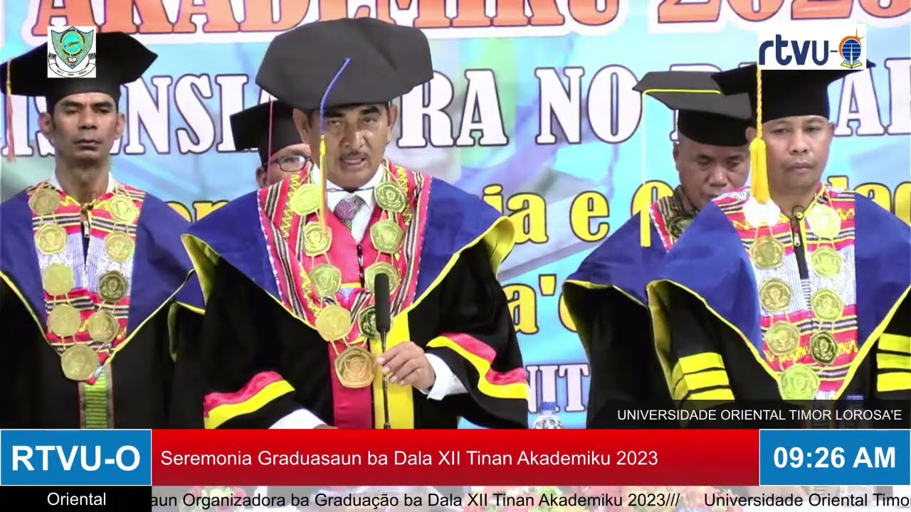 UNITAL Realiza Seremonia Graduasaun  DA-XII Tinan Akademiku 2023 Programa Lisensiatura, Baxarelatu