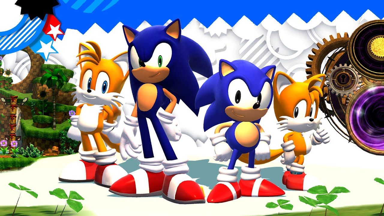 Sonic Generations with Altered Textures