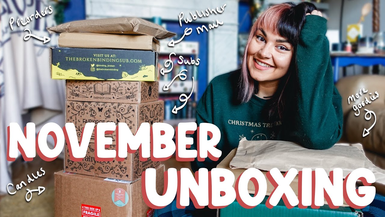 Big November Book Unboxing! Fairyloot, Broken Binding, Preorders & Publisher Mail ✨ 2025