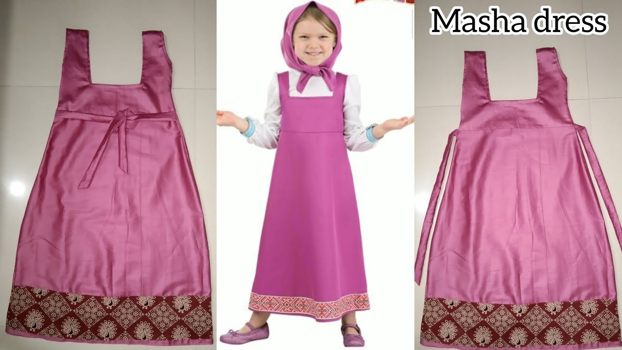 Beautiful masha dress 👗| Diy cutting and stitching | how to making #like #subscribe