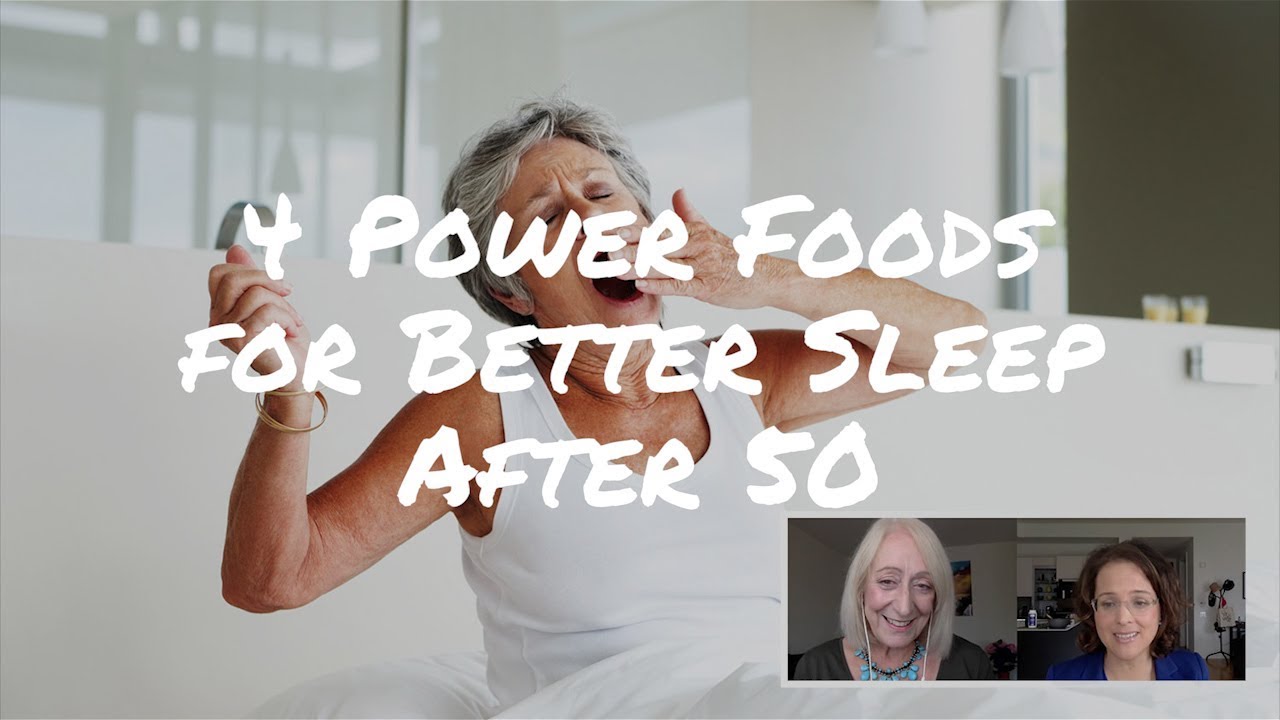 Sleep Better After 50 with these 4 POWER FOODS - Advice from Ashley Koff, RD