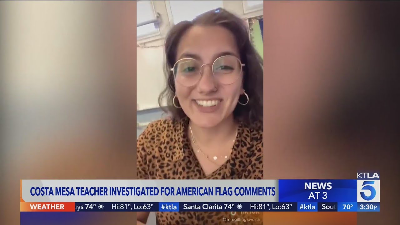 Orange County, California, teacher investigated for joking students should pledge to pride flag