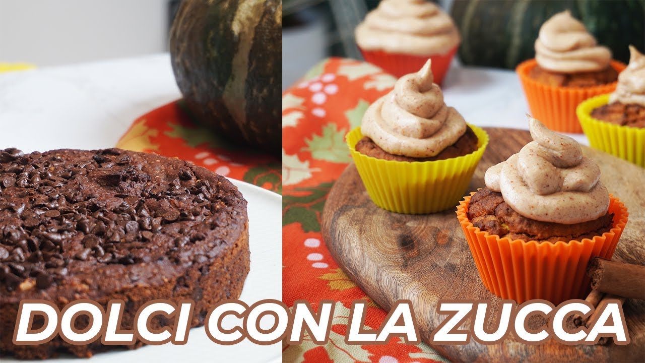 DOLCI CON LA ZUCCA 🎃 🍂 FACILI E VELOCI! SENZA ZUCCHERO