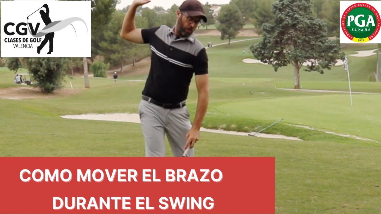 La importancia de saber mover el BRAZO derecho (Izquierdo para zurdos) durante el swing.