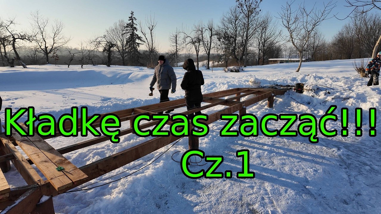 Budowę kładki, pomostu czas zacząć! Cz.1