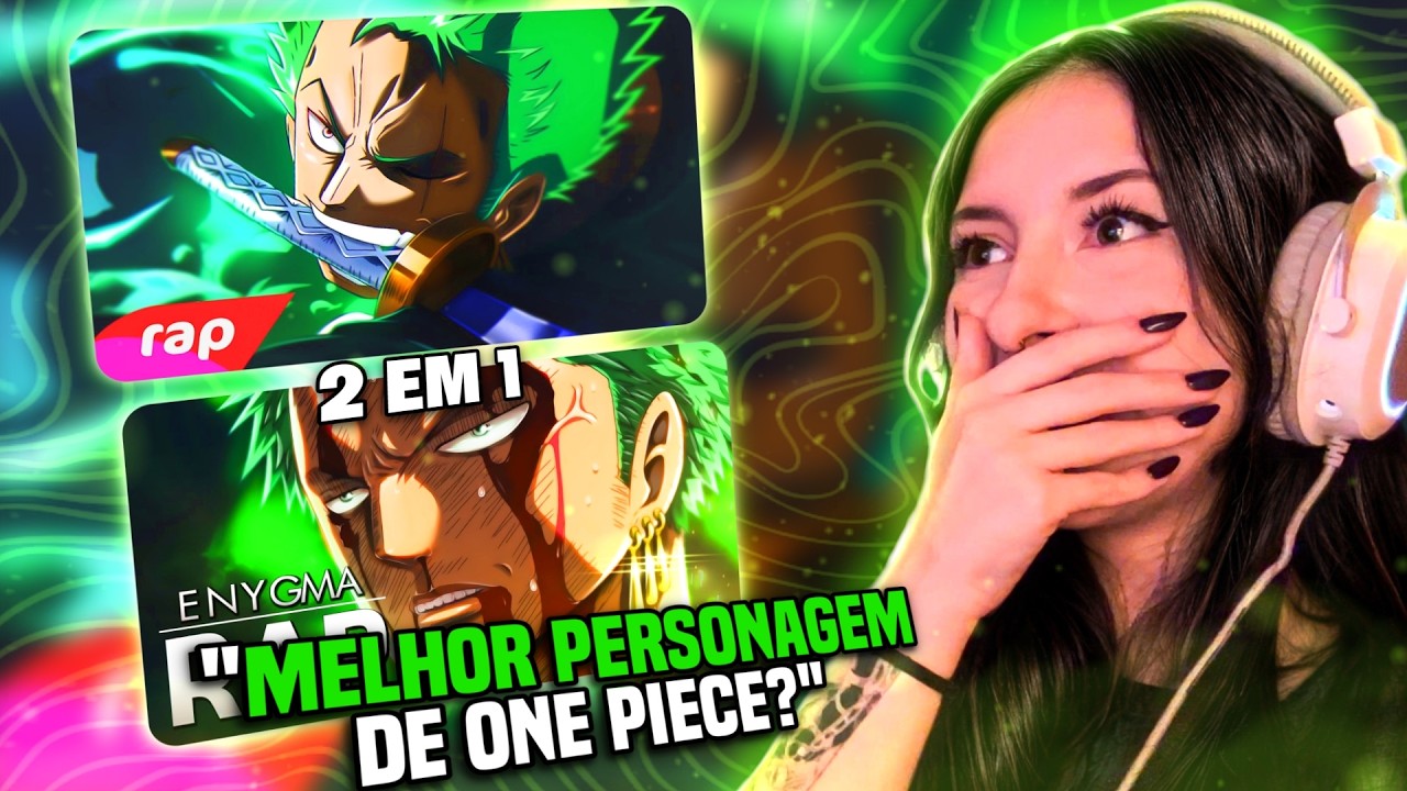 REACT 2 EM 1 ZORO | 7MZ E ENYGMA | O Melhor Espadachim E MAIOR ESPADACHIM DO MUNDO (One Piece) Isoca