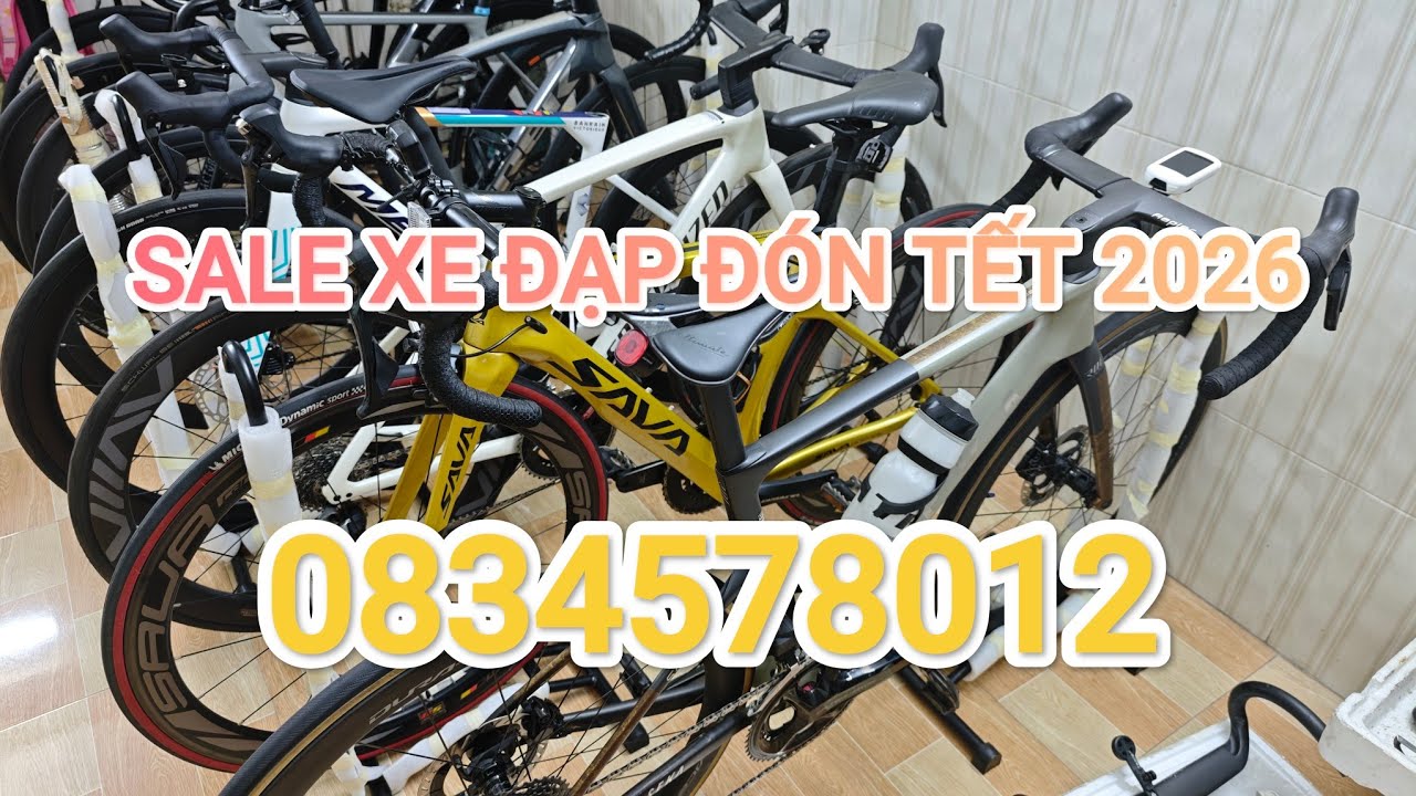 SALE XE ĐẠP ĐÓN TẾT. TREK, SPECIALIZED, FACTOR, CANONDALE, SAVA 0834578012