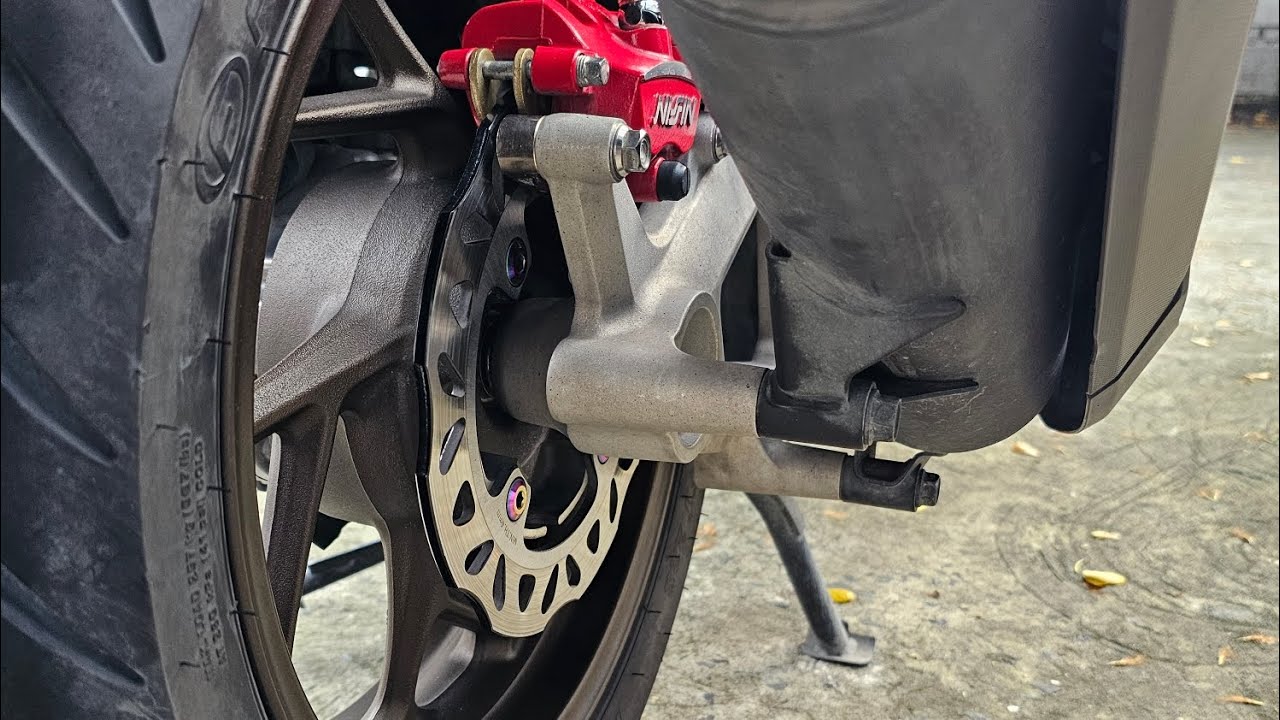 HONDA click 160 rear disc conversion[] ABS stock rear mags[Philippines]