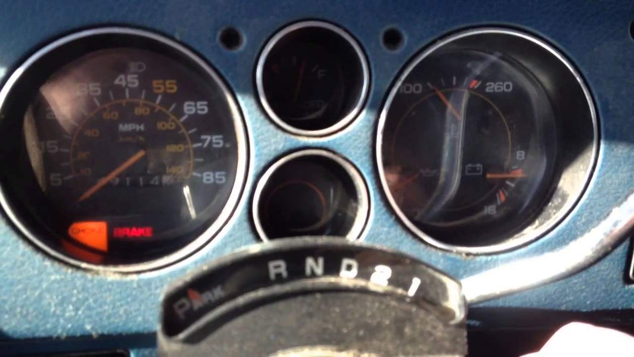 Cold start 85 gmc van no choke