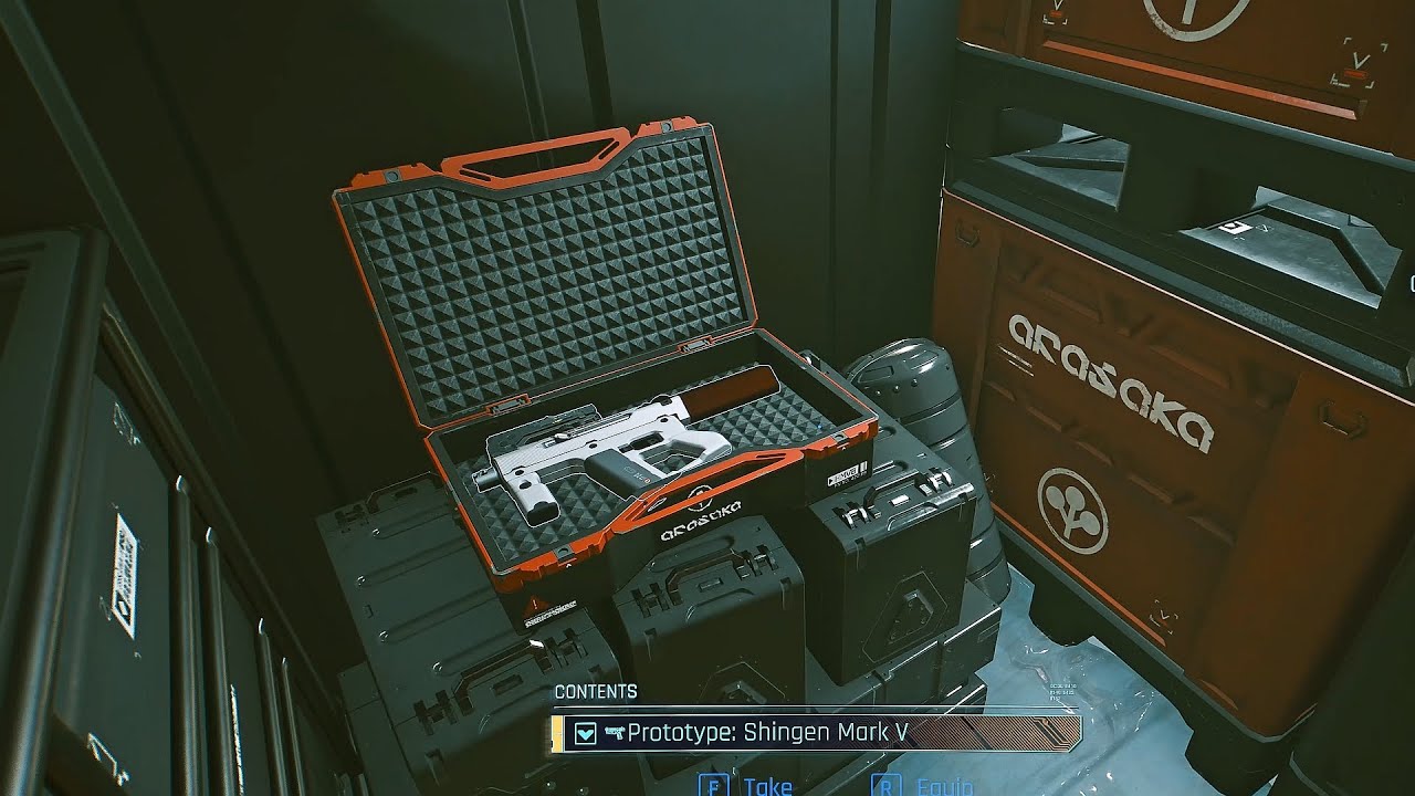 Cyberpunk 2077: Gimme Danger-Corpo V walk in AIP w/o combat & take Iconic Prototype SMG Shingen too!