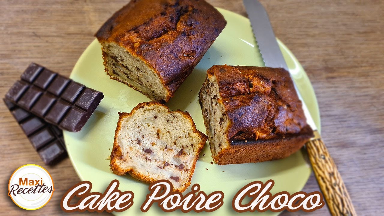 Cake Poire Chocolat Recette Facile