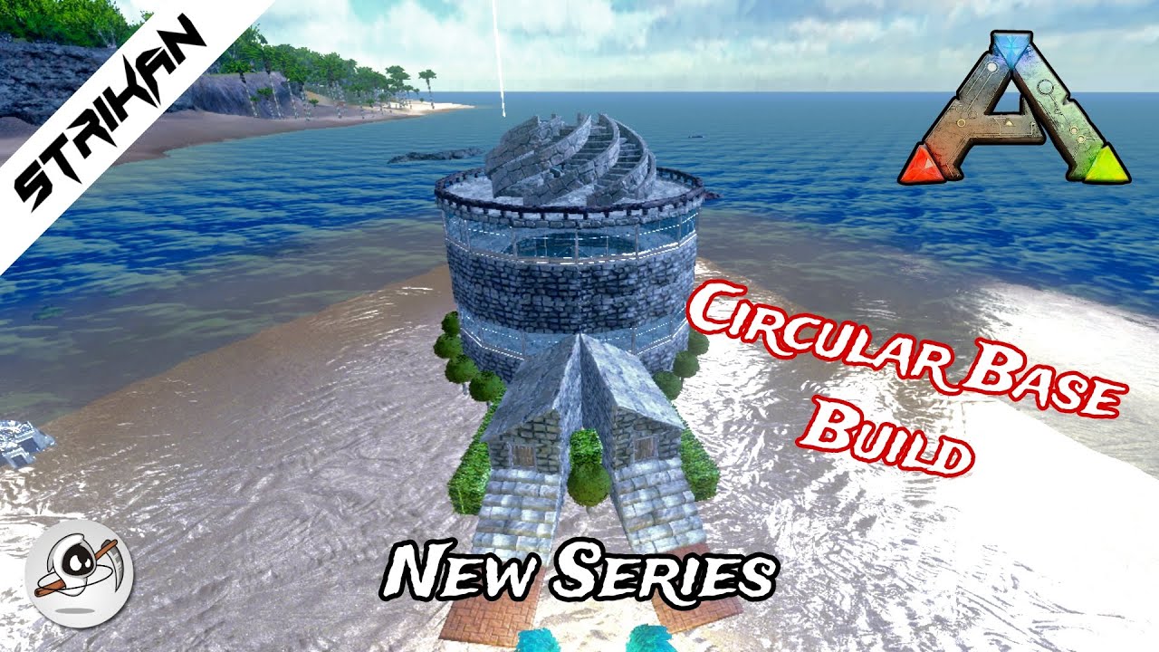 How to make beautiful round base | Ark builds | EP01 | ARK: Survival Evolved Mobile