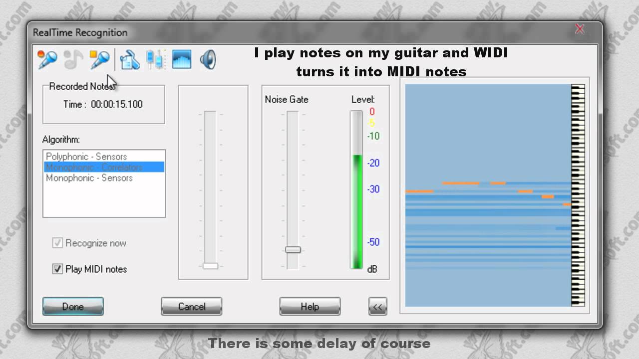 Tutorial - How to convert real time audio to MIDI (WIDI Professional 4.0)