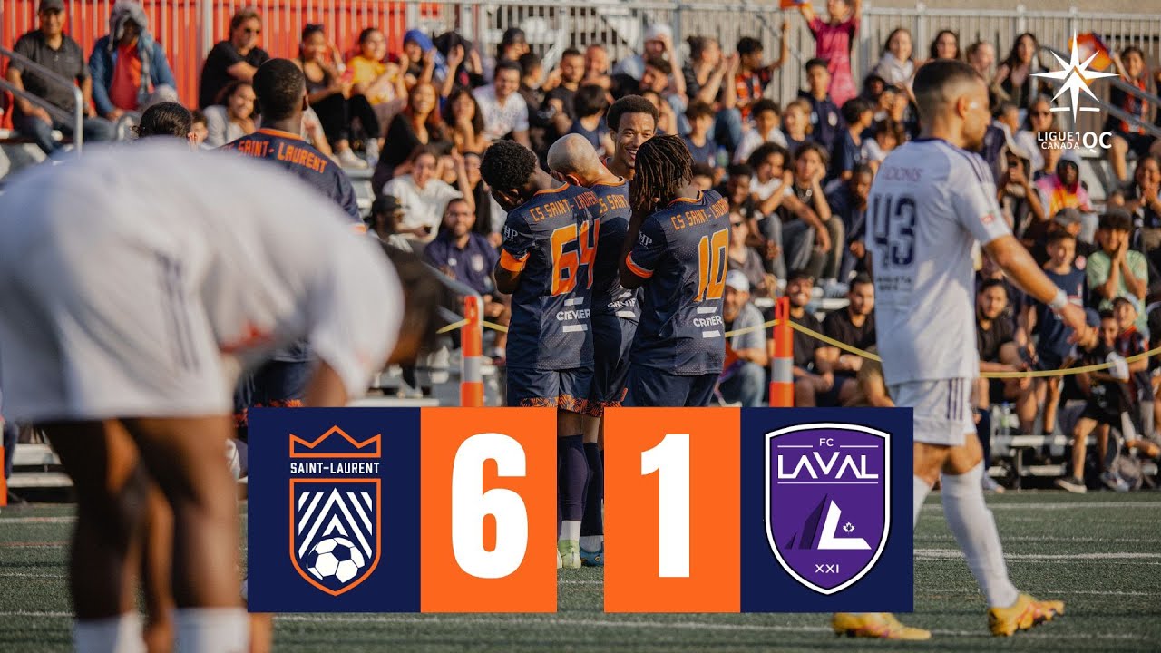 HIGHLIGHTS: Cs St-Laurent 6-1 FC Laval | Ligue 1 QC