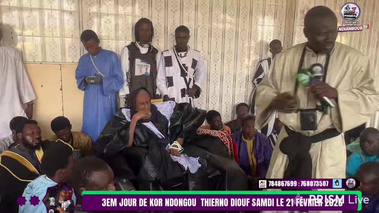 🛑 EN DIRECTE 3EM JOUR DE KOOR NDONGOU S THIERNO DIOUF LE 21 FEVRIER 2026