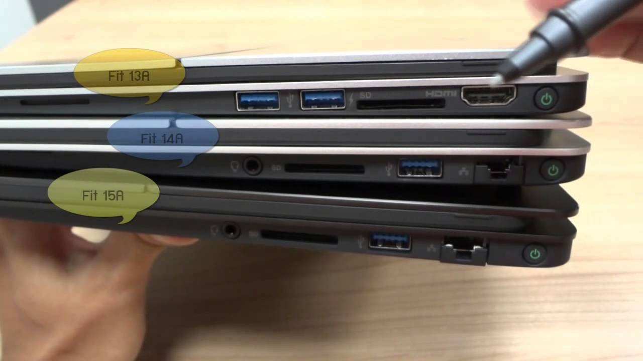 VAIO Fit 15A - Comparison