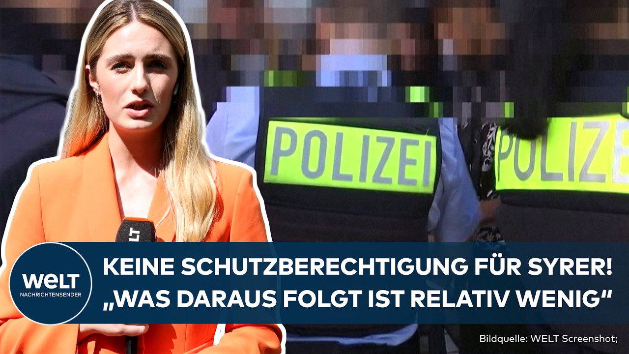 DEUTSCHLAND: Migrations-Paukenschlag! Keine Gefahr in Syrien! Gericht verneint Fl&uuml;chtlingsstatus
