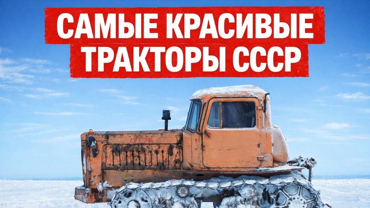 БЕЗУМНО КРАСИВО: КАКИЕ ТРАКТОРЫ БЫЛИ САМЫМИ КРАСИВЫМИ В СССР? 5 ЛУЧШИХ!