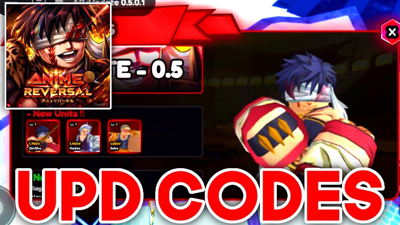 UPDATE! ALL NEW CODES in ANIME REVERSAL