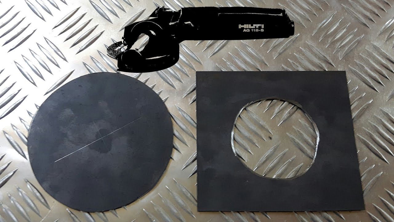 Cómo cortar círculos con la amoladora o radial